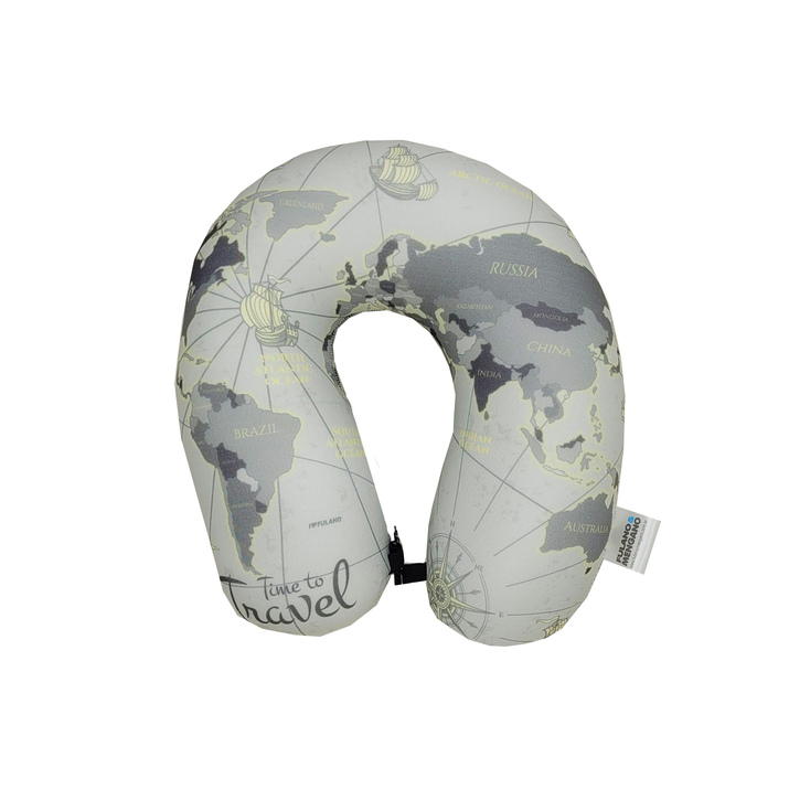 CUELLO MICROFIBRA - MAPA GRIS
